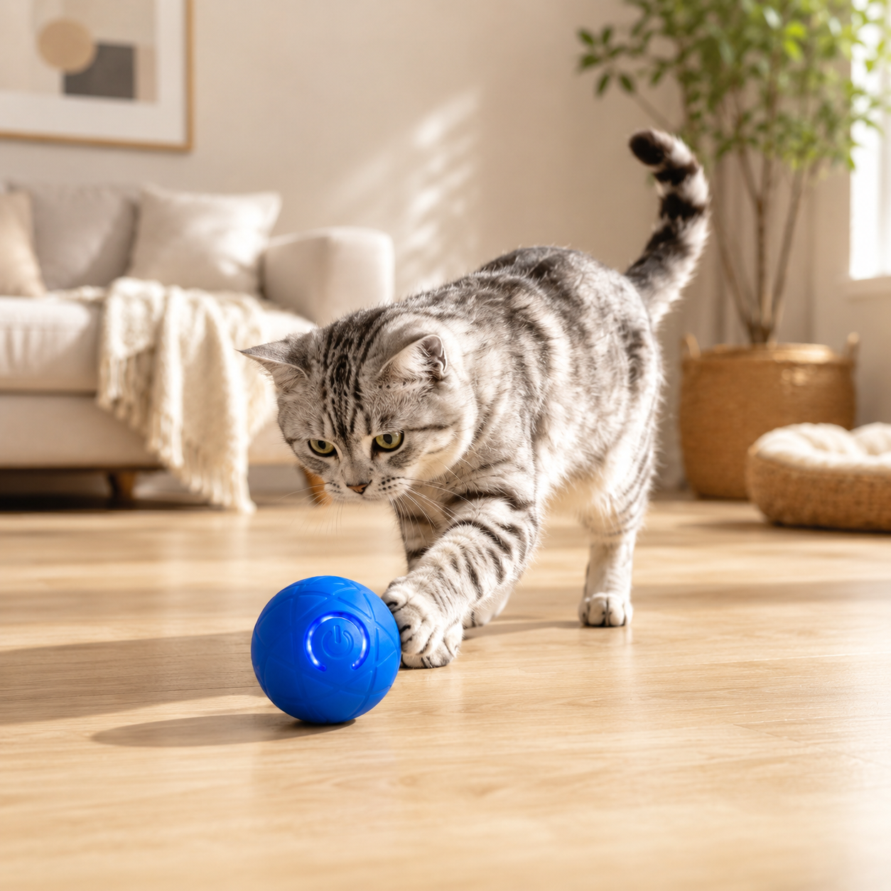 PAWVELO Smart Ball – interaktywna piłka dla psa i kota
